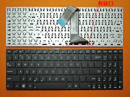 TechSonic Laptop Keyboard For Asus K56, K56C, K56CB, K56CM, OKNO-PE00813US Internal Laptop-size Laptop Keyboard