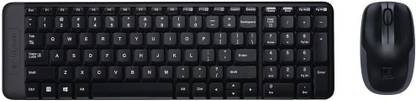 Logitech MK220 Mouse & Keyboard Combo Wireless Standard Laptop Keyboard Compatible with Desktop, Laptop, Mac stand support,multimedia_keys,MK220 Mouse & Keyboard Combo