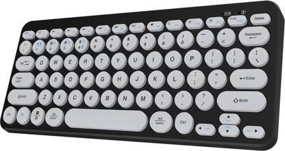 AMKETTE Optimus 4 in 1 Compact Bluetooth, Wireless Handheld Laptop Keyboard Compatible with Desktop, Laptop, Tablet, iPad, Mac multimedia_keys,Optimus BT Keyboard