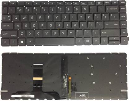 SOLUTIONS-365 COMPATIBLE HP 440-G8 WITH BACKLIT BLACK US Internal Laptop-size Laptop Keyboard Compatible with Desktop, Laptop, Mac