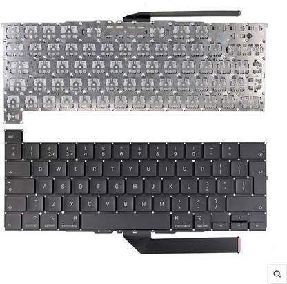 SOLUTIONS-365 APPLE A2141 WITHOUT BACKLIT BLACK UK Internal Laptop-size Laptop Keyboard Compatible with Desktop, Laptop, Mac