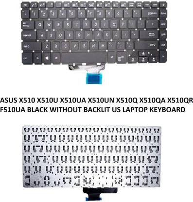 ROTECH SOLUTIONS KEYBOARD FOR ASUS X510 X510U X510UA X510UN WITHOUT BACKLIT LAPTOP KEYBOARD Internal Laptop-size Laptop Keyboard Compatible with Desktop, Laptop, Mac
