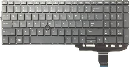 SOLUTIONS-365 COMPATIBLE HP 850-G7 WITH BACKLIT BLACK US Internal Laptop-size Laptop Keyboard Compatible with Desktop, Laptop, Mac