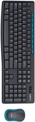 Logitech MK275 Keyboard & Mouse Combo Spill-resistant Design Wireless Standard Laptop Keyboard Compatible with Desktop, Laptop, Mac