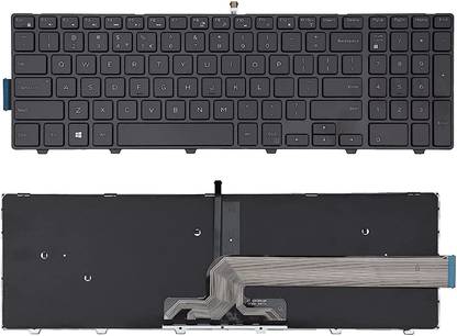 SellZone Keyboard for Dell Inspiron 15-5559 Laptop Laptop with Backlit US Layout Internal Laptop-size Laptop Keyboard Compatible with Desktop, Laptop, Mac