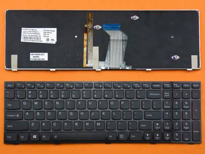TechSonic Keyboard For Lenovo Ideapad Y500, Y500N, Y500NT, Y510p, Y590, Y590N, 25-205419 Internal Laptop-size Laptop Keyboard Compatible with Desktop, Laptop, Mac