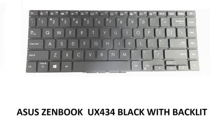 SOLUTIONS-365 COMPATIBLE ASUS ZENBOOK UX434 WITH BACKLIT Internal Laptop-size Laptop Keyboard Compatible with Desktop, Laptop, Mac