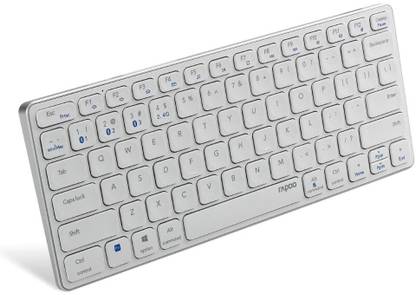 RAPOO E9050G White 19985 Bluetooth Standard Laptop Keyboard