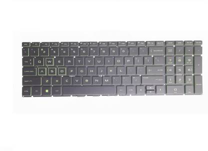 SOLUTIONS-365 Hp Pavilion Gaming 15-Dk / 15-DA 15t-Dk000 15-Dk0007ca Green Backlit Internal Laptop-size Laptop Keyboard Compatible with Desktop, Laptop, Mac Hp Pavilion Gaming 15-Dk / 15-DA 15t-Dk000 15-Dk0007ca Green Backlit