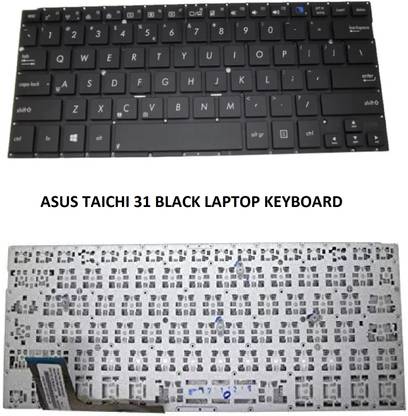 ROTECH SOLUTIONS ASUS TAICHI 31 BLACK LAPTOP KEYBOARD Internal Laptop-size Laptop Keyboard Compatible with Desktop, Laptop, Mac