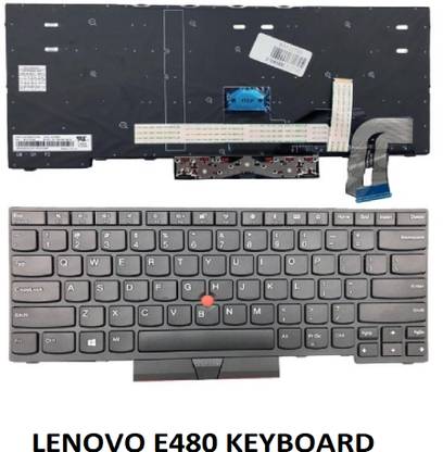 ROTECH SOLUTIONS COMPATIBLE E480 KEYBOARD FOR Lenovo ThinkPad E480 L480 T480s WITHOUT BACKLIT Internal Laptop-size Laptop Keyboard