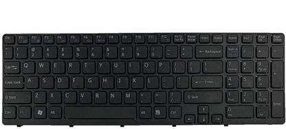 TechSio Laptop Keyboard for Vaio SVE151B11W - Black Internal Laptop-size Laptop Keyboard Compatible with Desktop, Laptop, Mac