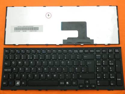 TechSonic Keyboard For Vaio VPC-EH Internal Laptop-size Laptop Keyboard Compatible with Desktop, Laptop, Mac