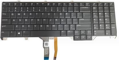 SOLUTIONS-365 COMPATIBLE FOR DELL Alienware 17 R2 / R3 BLACK WITH BACKLIT Internal Laptop-size Laptop Keyboard Compatible with Desktop, Laptop, Mac Easy to Use,Plug and Play,Quick, Comfy Durable body
