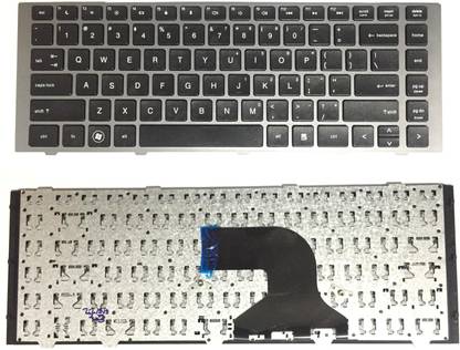 SOLUTIONS-365 COMPATIBLE HP PROBOOK 4440S WITHOUT BACKLIT WITH FRAME BLACK US Internal Laptop-size Laptop Keyboard Compatible with Desktop, Laptop, Mac