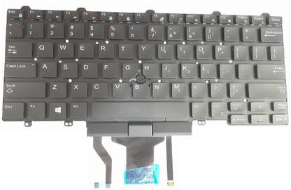ROTECH SOLUTIONS Compatible Dell Latitude E5450 E5470 E7450 E7470 With backlit with mouse Internal Laptop-size Laptop Keyboard Compatible with Desktop, Laptop, Mac
