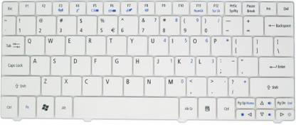 TECHCLONE ACER ASPIRE ONE 751, ZA3 SERIES, 9Z.N3C82.ROF, PK130122A14 Internal Laptop-size Laptop Keyboard Compatible with Desktop, Laptop, Mac