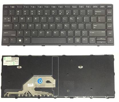SOLUTIONS-365 COMPATIBLE HP 430-G5 WITHOUT BACKLIT US ORIGINAL Internal Laptop-size Laptop Keyboard Compatible with Desktop, Laptop, Mac