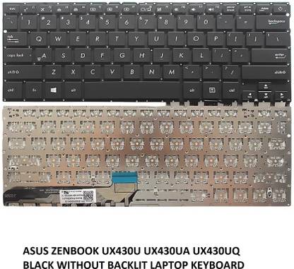 ROTECH SOLUTIONS ASUS ZENBOOK UX430U UX430UA UX430UQ WITHOUT BACKLIT Internal Laptop-size Laptop Keyboard Compatible with Desktop, Laptop, Mac