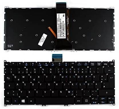 TECHCLONE Laptop Keyboard Replacement ACER ASPIRE V5-122, V5-122P-0467, NSK-R71BW01, Internal Laptop-size Laptop Keyboard Compatible with Desktop, Laptop, Mac