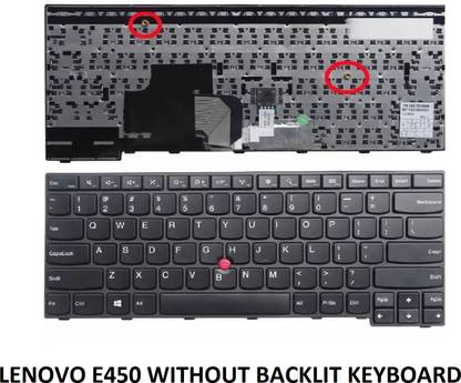 ROTECH SOLUTIONS COMPATIBLE E450 KEYBOARD FOR Lenovo Thinkpad E450 E455 E450C WITHOUT BACKLIT Internal Laptop-size Laptop Keyboard Compatible with Desktop, Laptop, Mac