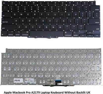 ROTECH SOLUTIONS COMPATIBLE KEYBOARD FOR APPLE Macbook Pro A2179 Without Backlit UK Version Internal Laptop-size Laptop Keyboard