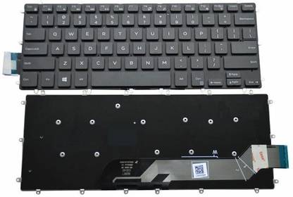 SellZone Keyboard for Dell Vostro 14 3480/3481 / 3490/3491 Laptop in Black Colour Internal Laptop-size Laptop Keyboard Compatible with Desktop, Laptop, Mac