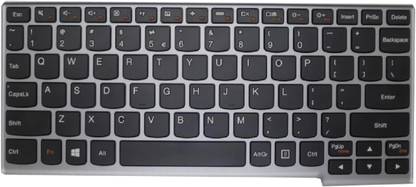 SOLUTIONS-365 Compatible laptop keyboard for lenovo S210T ST1V S210 with silver frame Internal Laptop-size Laptop Keyboard