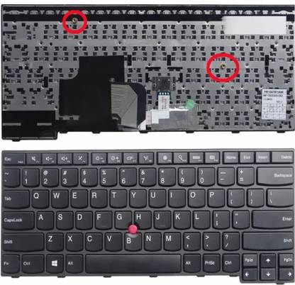 SOLUTIONS-365 Compatible laptop keyboard for Lenovo Thinkpad E450 E450C with mouse Internal Laptop-size Laptop Keyboard Compatible with Desktop, Laptop, Mac