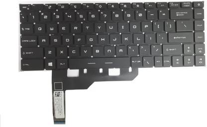SOLUTIONS-365 COMPATIBLE FOR MSI GS66 Stealth GE66 Raider GP66 BLACK RGB Backlit Internal Laptop-size Laptop Keyboard Compatible with Desktop, Laptop, Mac