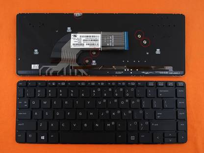 TechSonic Keyboard For HP Probook 430 G2, 440 G0, 440 G1, 440 G2, 445 G1, 445 G2, 640 G1 Internal Laptop-size Laptop Keyboard Compatible with Desktop, Laptop, Mac