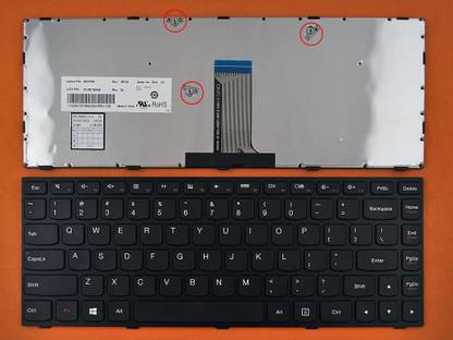 TechSonic Keyboard For Lenovo Ideapad Flex 2 14, 14D, G40, G40-70A Internal Laptop-size Laptop Keyboard