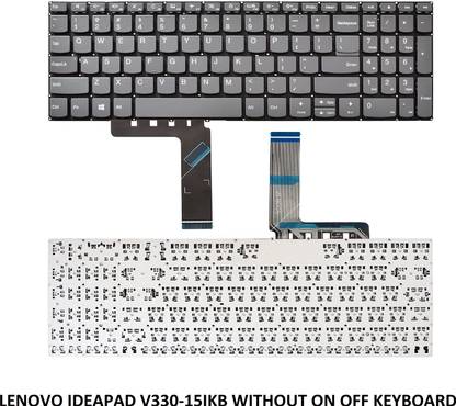 ROTECH SOLUTIONS COMPATIBLE V330-15IKB KEYBOARD FOR LENOVO IDEAPAD V330-15IGM WITHOUT ON OFF Internal Laptop-size Laptop Keyboard