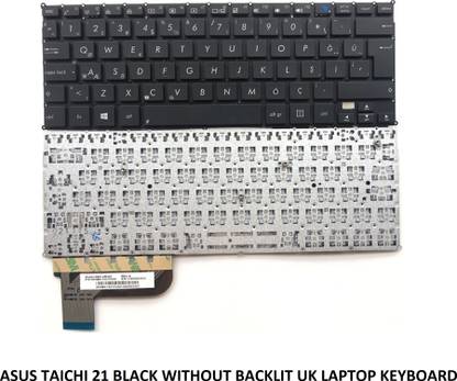 ROTECH SOLUTIONS KEYBOARD FOR ASUS TAICHI 21 WITHOUT BACKLIT UK Internal Laptop-size Laptop Keyboard