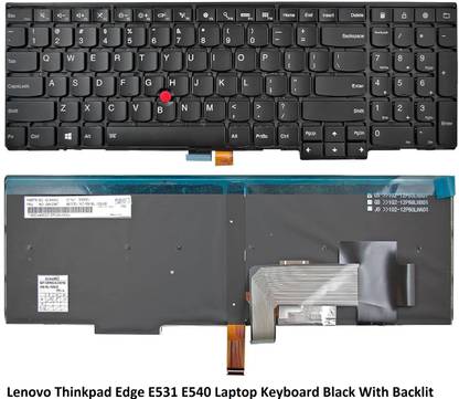 ROTECH SOLUTIONS COMPATIBLE KEYBOARD FOR Lenovo Thinkpad Edge E531 E540 Black With Backlit Internal Laptop-size Laptop Keyboard