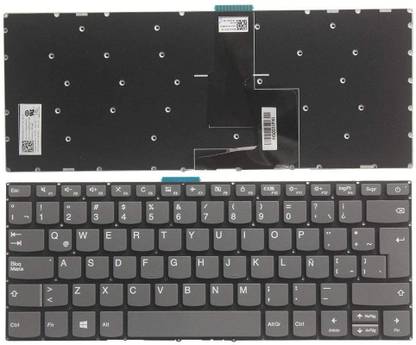 TechSonic Keyboard For Lenovo Yoga 520-14IKB, 720-15IKB Internal Laptop-size Laptop Keyboard Compatible with Desktop, Laptop, Mac