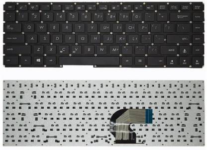 SOLUTIONS-365 ASUS E403 WITHOUT BACKLIT BLACK US Internal Laptop-size Laptop Keyboard Compatible with Desktop, Laptop, Mac