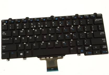 TECHCLONE Laptop Keyboard Replacement LATITUDE E5250, E7250, 3340 Internal Laptop-size Laptop Keyboard