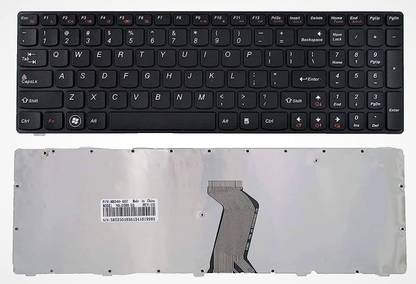 SellZone Keyboard for Lenovo Z580 /Z585 /Z580A/Z585A/G580 Laptop with Frame Internal Laptop-size Laptop Keyboard Compatible with Desktop, Laptop, Mac