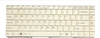 SOLUTIONS-365 COMPATIBLE LAPTOP KEYBOARD FOR VGN-C WITHOUT BACKLIT WHITE US Internal Laptop-size Laptop Keyboard Compatible with Desktop, Laptop, Mac