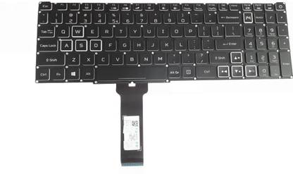 SOLUTIONS-365 Acer Predator Helios 300 PH315-52 PH315-53 PH317-53 BLACK RGB BACKLIT Internal Laptop-size Laptop Keyboard