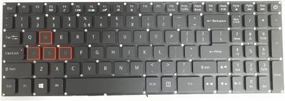 SOLUTIONS-365 ACER PH315-51 WITH BACKLIT 32 PIN BLACK US Internal Laptop-size Laptop Keyboard Compatible with Desktop, Laptop, Mac