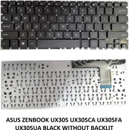 ROTECH SOLUTIONS KEYBOARD FOR ASUS ZENBOOK UX305 UX305CA UX305FA UX305UA WITHOUT BACKLIT Internal Laptop-size Laptop Keyboard Compatible with Desktop, Laptop, Mac