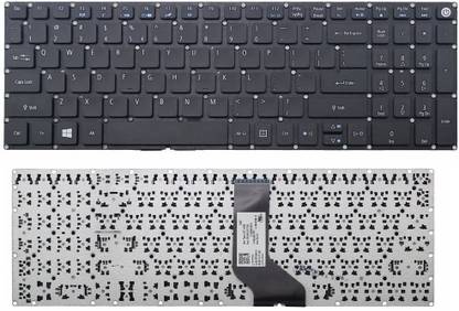 TechSonic Keyboard For Acer Aspire E5-722, E5-772, V3-574G, E5-573T, E5-532G, E15 (E5-573) Internal Laptop-size Laptop Keyboard Compatible with Desktop, Laptop, Mac