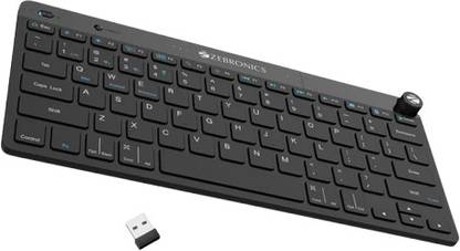 ZEBRONICS NWK-2 BLUETOOTH MINI KEYBOARD (KEYPAD X1) Bluetooth, Wireless Laptop-size Multi-device Keyboard Compatible with Desktop, Laptop, Tablet, iPad, Mac