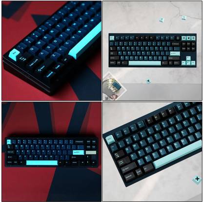 Lyla 173 Keys Key Caps Keycaps 1.75U 2U for MX Switch Cherry Profile Monster Wired USB Standard Multi-device Keyboard Compatible with Desktop, Laptop, Mac