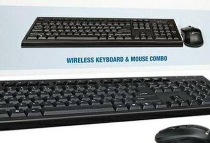 Verbatim Wireless Keyboard & Mouse Combo (66682) Wireless Standard Multi-device Keyboard