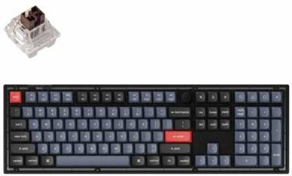 Keychron V6 QMK Custom Wired Mechanical K2. eyboard Wired USB Standard Multi-device Keyboard Compatible with Desktop, Laptop, Mac