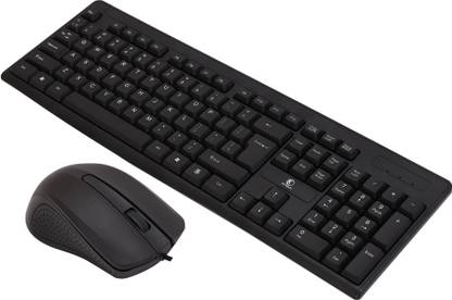 KITECH KM-099 Wired USB Standard Multi-device Keyboard Compatible with Desktop, Laptop, Mac Easy to Use,Plug and Play,Quick, Comfy Durable body