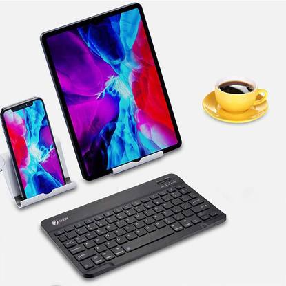 7SEVEN Bluetooth Keyboard for Android iOS Supports Smartphone Mobile Tablet Ipad Laptop Bluetooth Handheld Multi-device Keyboard Compatible with Desktop, Laptop, Mac Easy to Use,Plug and Play,Quick, Comfy Durable body